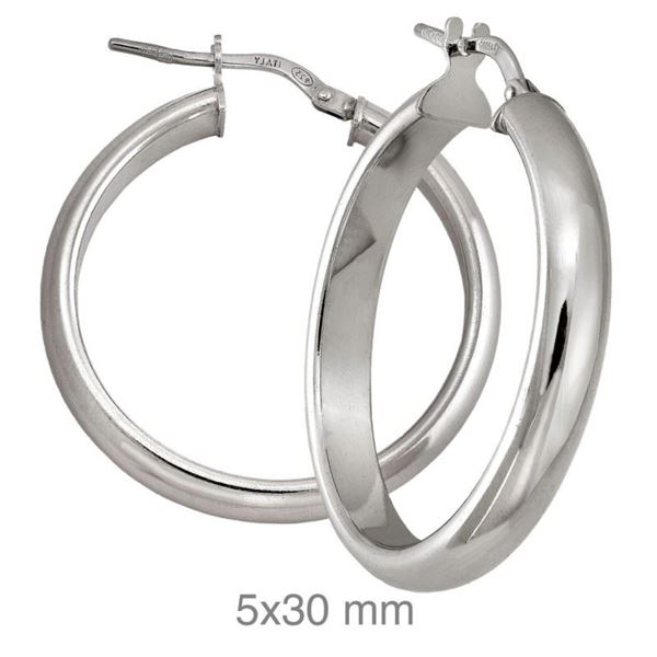 Imagen de Aros Tebas 30mm Plata