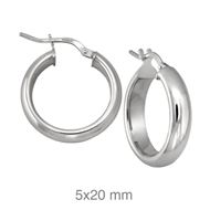 Imagen de Aros Tebas 20mm Plata