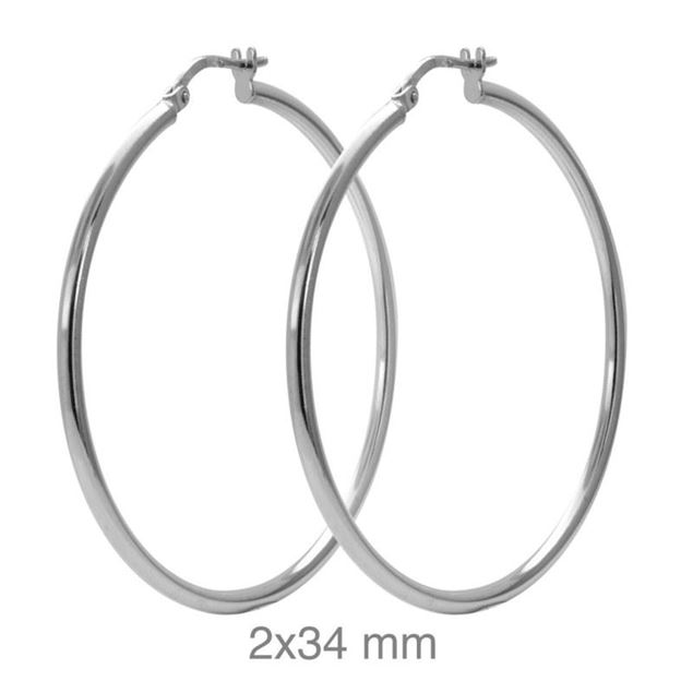 Imagen de Aros Tubo 34mm Plata