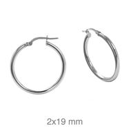 Imagen de Aros Tubo 19mm Plata