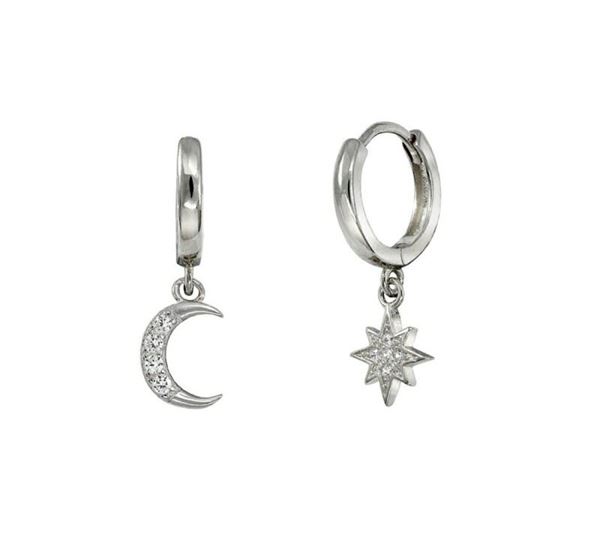 Imagen de Aros Moonstar Plata
