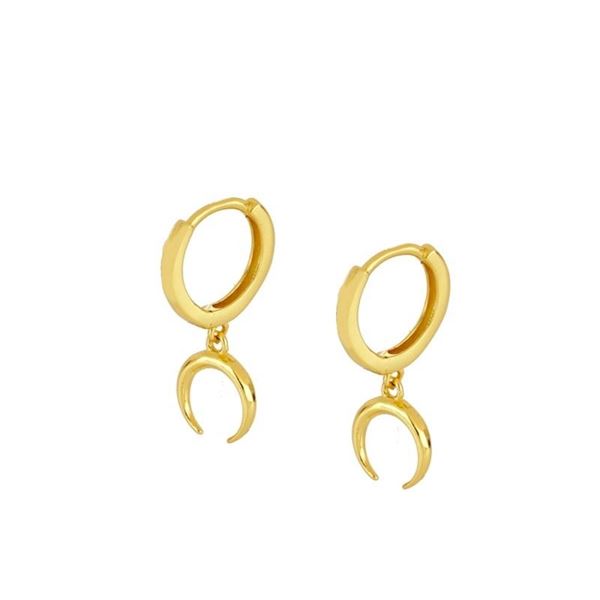 Imagen de Aros Moonset Plata Dorada