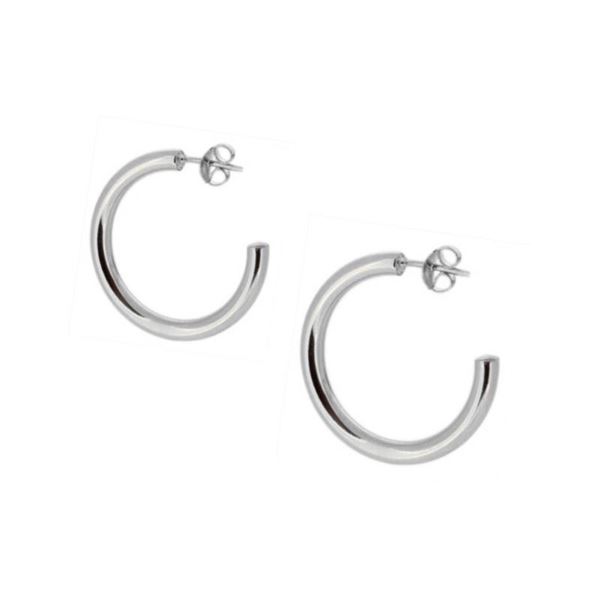 Imagen de Aros Penelope 25mm Plata