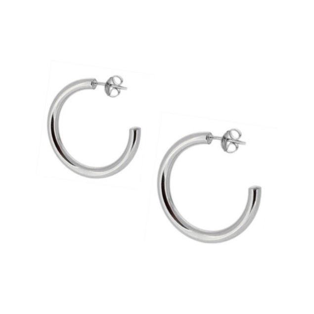 Imagen de Aros Penelope 25mm Plata