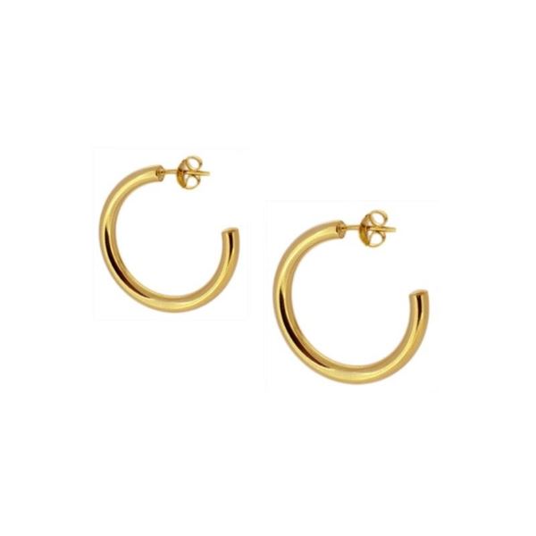 Imagen de Aros Penelope 20mm Plata Dorada