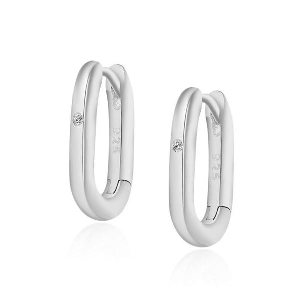 Imagen de Aros Arella Circonita Plata