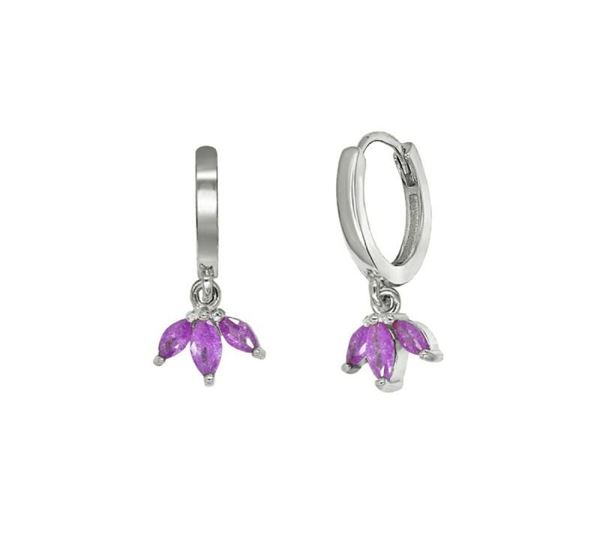 Imagen de Aros Casmir Pink Plata