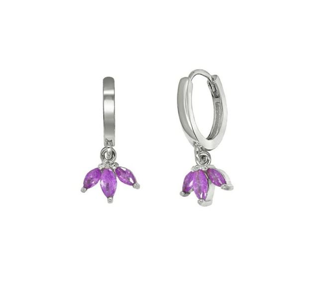 Imagen de Aros Casmir Pink Plata