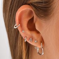 Imagen de Piercing Mini Lena 8mm Plata Dorada