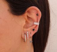 Imagen de Aros Starmie Black Plata