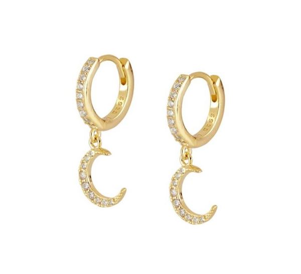 Imagen de Aros Deva Plata Dorada