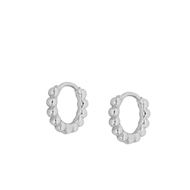 Imagen de Aros Mini Pompeya Plata