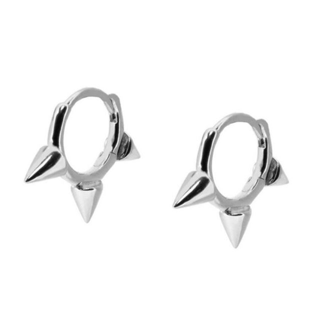 Imagen de Aros Spike Plata