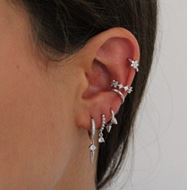 Imagen de Aros Spike Plata