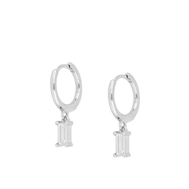 Imagen de Aros Praga Circonita Plata