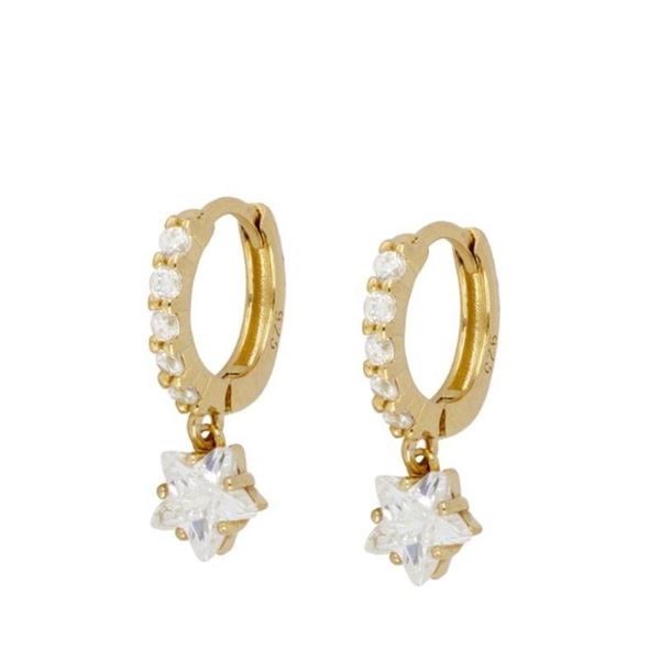 Imagen de Aros Melody Plata Dorada