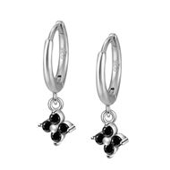 Imagen de Aros Glam Black Plata
