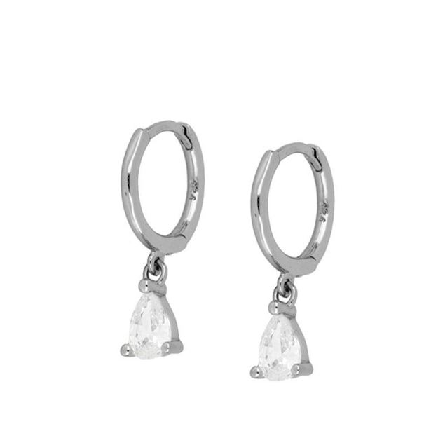 Imagen de Aros Venecia Circonita Plata