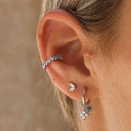 Imagen de Aros Glam Plata