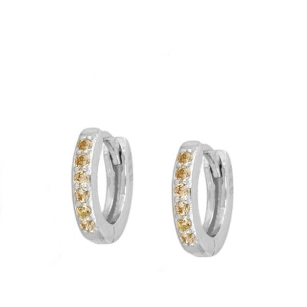 Imagen de Aros Acra Champagne Plata