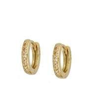 Imagen de Aros Acra Champagne Plata Dorada