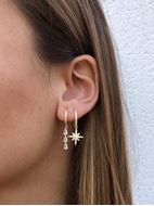 Imagen de Aros Snow Plata Dorada