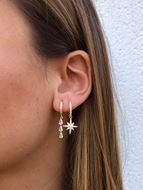 Imagen de Aros Turín Plata Dorada