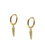 Imagen de Aros Megan Plata Dorada