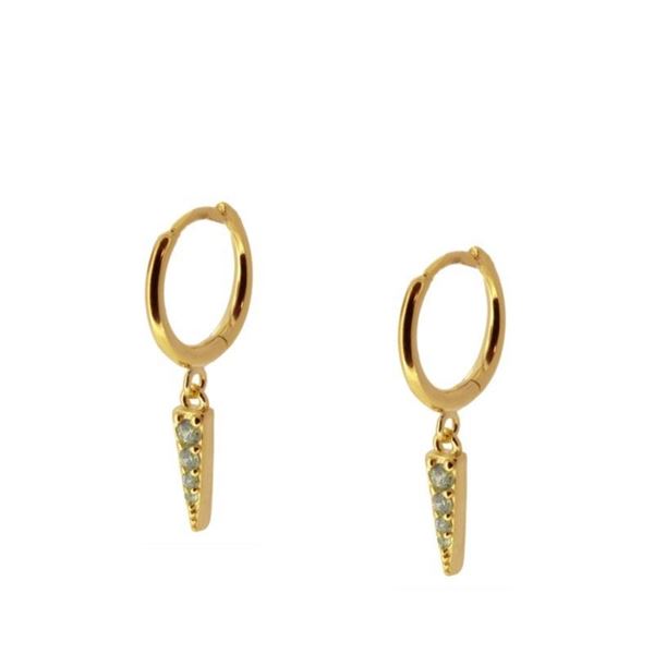 Imagen de Aros Megan Plata Dorada