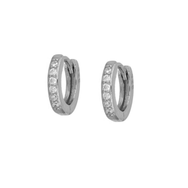 Imagen de Aros Acra Circonitas Plata