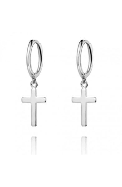 Imagen de Aros Cruz Plata