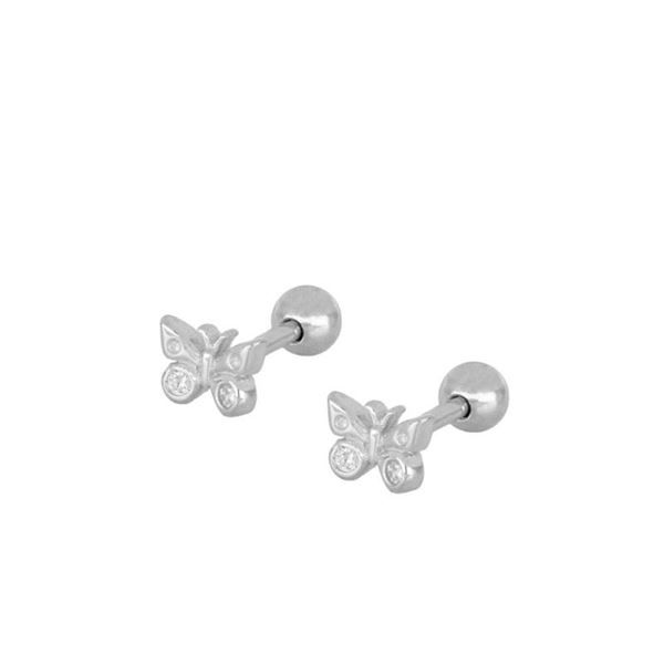 Imagen de Piercing Mariposa Plata