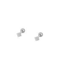 Imagen de Piercing Mini Square Plata