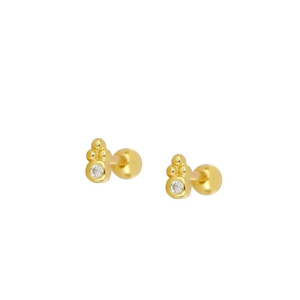 Imagen de Piercing Nelide Plata Dorada