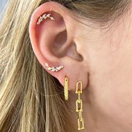 Imagen de Piercing Laurel Plata Dorada