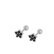 Imagen de Piercing Estrella Polar Black Plata