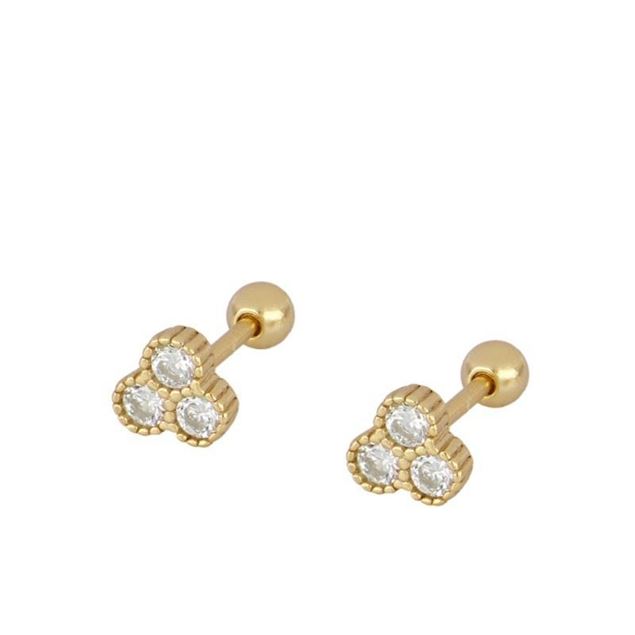 Imagen de Piercing Adis Plata Dorada