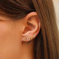 Imagen de Piercing Bola Plata Dorada