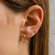 Imagen de Piercing Flea Plata Dorada