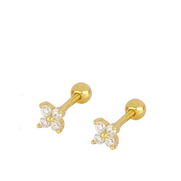 Imagen de Piercing Roma Plata Dorada