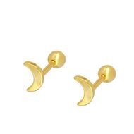 Imagen de Piercing Luna Plata Dorada