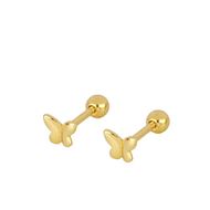 Imagen de Piercing Mariposa Plata Dorada