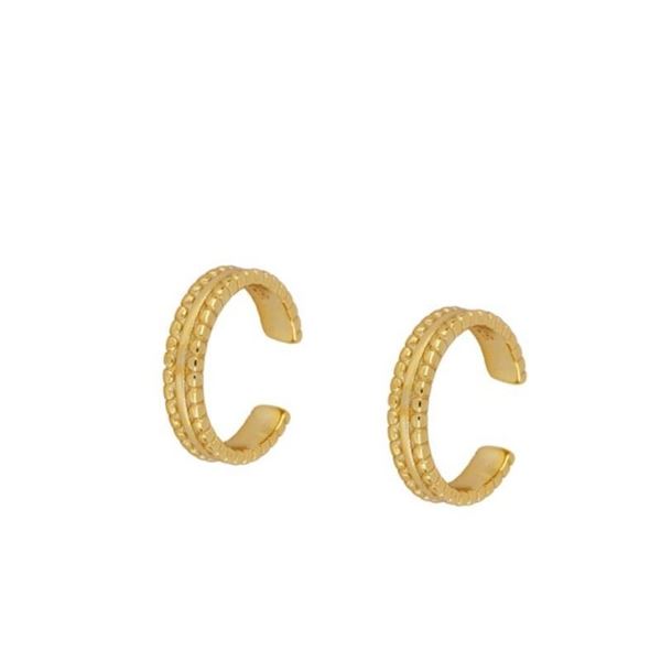 Imagen de Ear Cuff Samai Plata Dorada