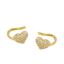 Imagen de Ear Cuff Love Plata Dorada
