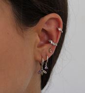 Imagen de Ear Cuff Hidra Circonita Plata