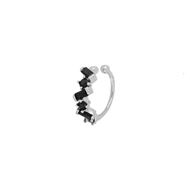 Imagen de Ear Cuff Hidra Black Plata