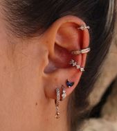 Imagen de Ear Cuff Idoia Champagne Plata