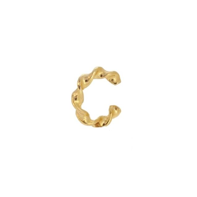 Imagen de Ear Cuff Curly Plata Dorada