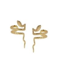 Imagen de Ear Cuff Serpiente Plata Dorada