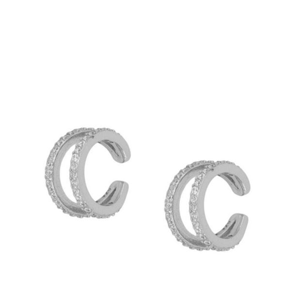 Imagen de Ear Cuff Doble Acra Plata